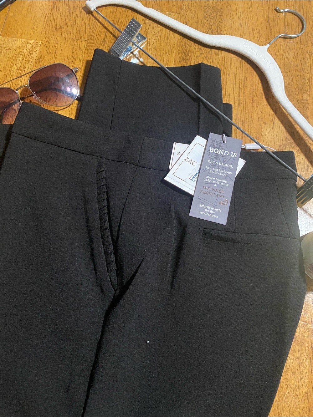 Zac & Rachel slim ankle Bond 18 work luxury woman dress Pants size 8